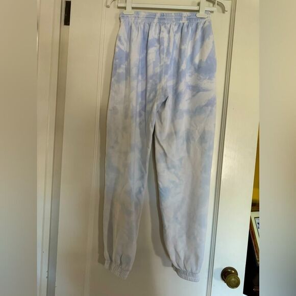 Le Lis blue and white tie dye soft sweatpants M - Picture 2 of 10